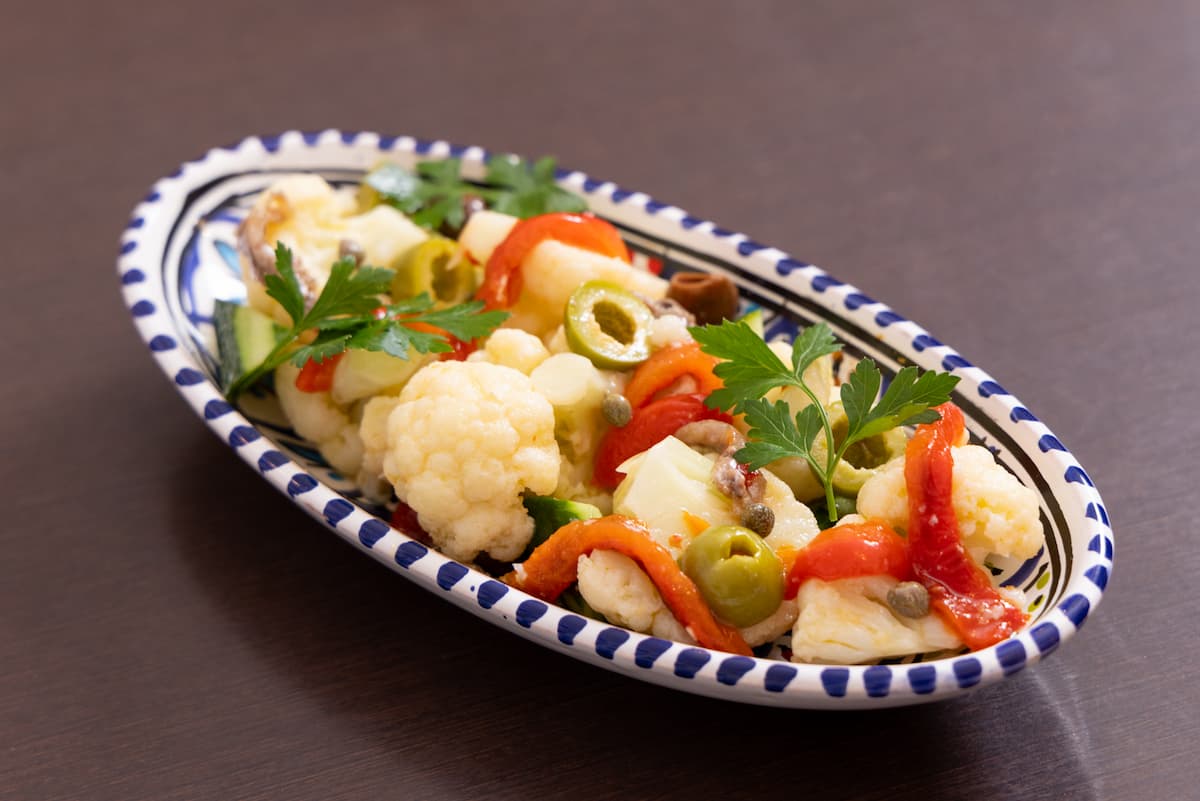 カリフラワーとアンチョビのサラダ・リンフォルツォ