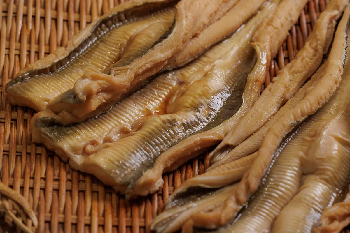 ふっくらとした食感の煮穴子