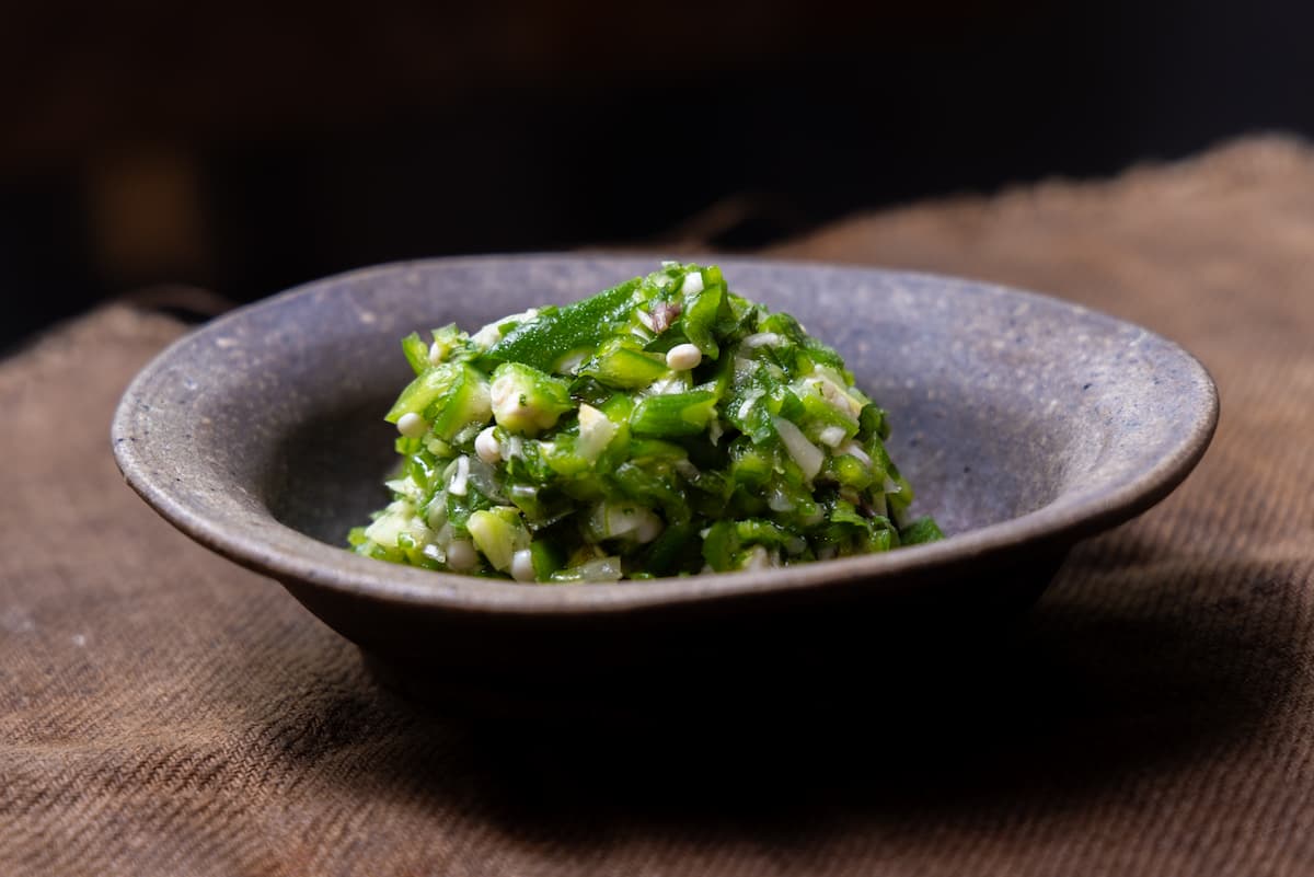 夏野菜の爽やか山形だし
