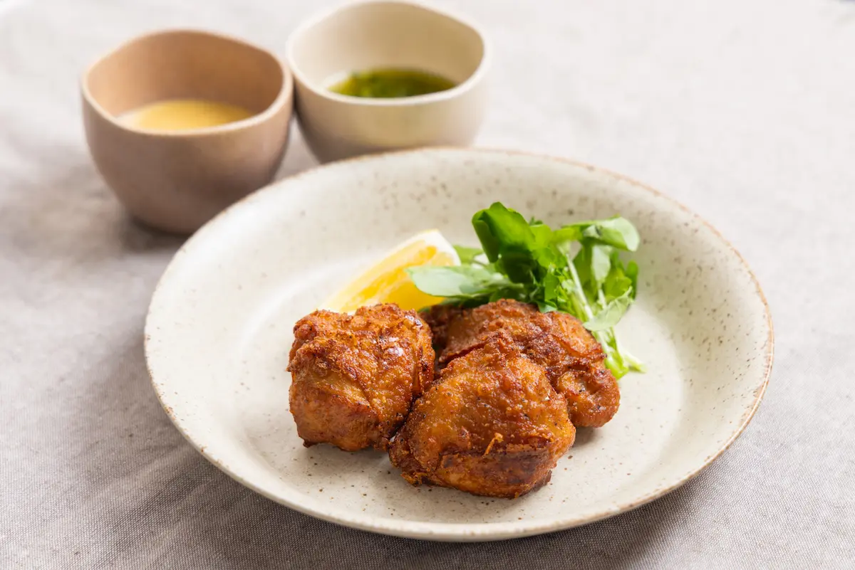 フレンチ酔狂シェフの唐揚げ 2種のソース