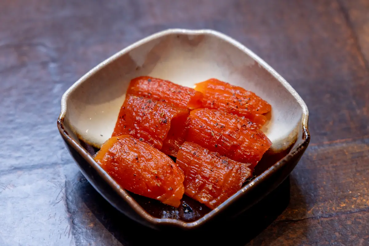 焼きパプリカのお造り