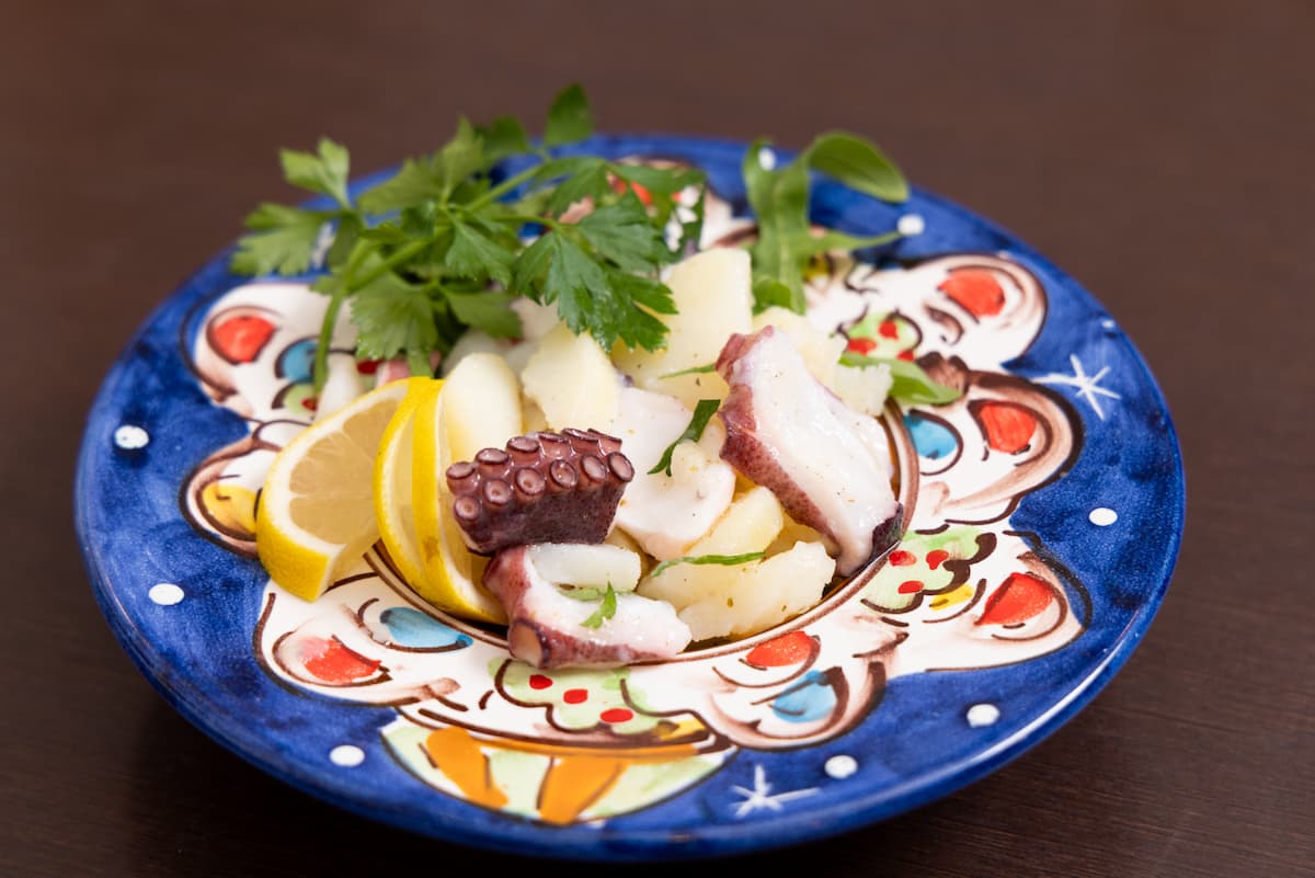 タコとジャガイモのマリネ